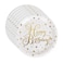Decorative Disposable Happy Birthday Printed Tableware Plate 23Cm- 6Pcs Pack Of 3