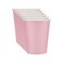 Party Decoration Disposable Paper Cups For Hot And Cold Beverage- Pink Pack Of 3