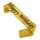 Happy Birthday Printed Cross Fabric Party Sash With Black Letter- Golden Pack Of 3
