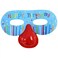 Paper Eyemask With Red Nose And Elastic String For Birthday Party Blue- 6Pcs Pack Of 3