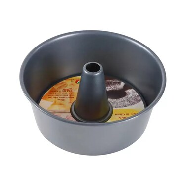 Home Maker Angel Food Cake Pan With Removable Base Non Stick Pan- 23Cm