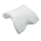 Soft Washable Ergonomic Cuddle Sleep Memory Foam Arch Pillow With Rebound Pressure Arm Support White