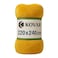 Kovar Comfy Double Size Super Soft Blanket 220X240Cm Yellow