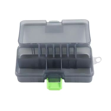 Italo Fishing Tackle Box With Adjustable Dividers- 13.5X7X3Cm