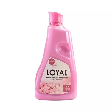 Loyal Fabric Softener and Freshener Soft Pink 4X Concentrated Liquid- 1500ml
