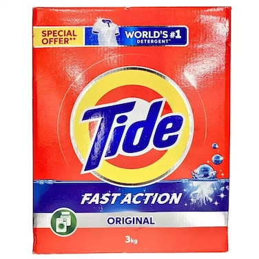 Fast Action Laundry Detergent Powder Original Scented- 3kg