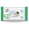 Fragrance Free Baby Wipes With Organic Aloe Vera And Chamomile Extract- 80 Sheets