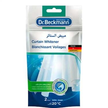 Curtain Whitener With Intensive White Formula Cleans Intensively And Refreshes For 2 Washes- 80gms