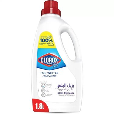 Stain Remover For Supreme Whitener Plus Clothes, Removes 100percent Everyday Stains- 1.8ltr