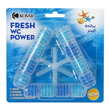 Kovar Toilet Rim Block Cleaner In Round Shape With Refreshing Scent Of Sea