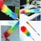 Retractable And Bendable Rainbow Washable Duster With Plastic Protective Shell 60Cm- Multi-Color