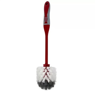 Kovar Comfortable Grip Toilet Brush With Long Handle- Red