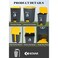 Kovar Outdoor Pedal Operated Trash Can Bin With Lid Yellow And Gray Waterproof And Sturdy- 80Ltr