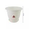 Plastic Plants Big Pot Container Indoor And Outdoor Plant Holder With Tray For Balcony, Garden, Home D&atilde;&fnof; Cor, White, Height- 19 Inch