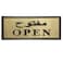 Italo Golden Open Printed Sticker- 28X11Cm