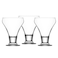 Lav Frosty Elegan Glass Deep Round Shape Ice Cream Cups Set 350CC- 3pcs