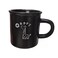 Ceramic Cute Giraffe Cartoon Coffee Mug- Black