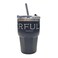 Classic Premium Stainless Steel Double Wall Insulated Coffee Cup with Lid and Straw- Black