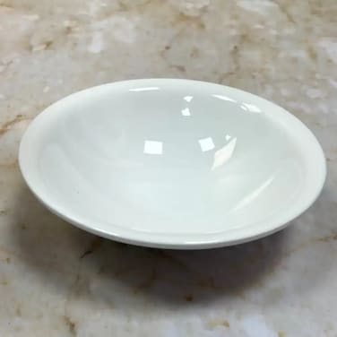 Dynasty Melamine Italy Designed 7 Inch Humus Bowl- White