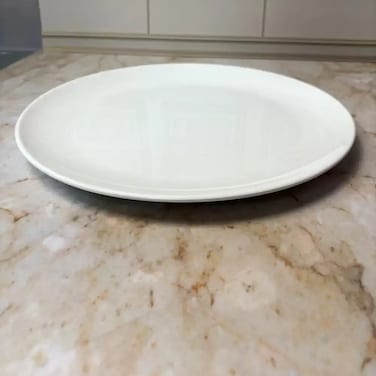 Dynasty Melamine Italy Designed 13.5 Inch Pizza Plate- White