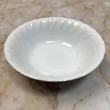 Dynasty Melamine Italy Designed 7 Inch Round Bowl- White