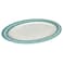 Sarvah Melamine 12.5 Inch Coring Ware Floral Designed Oval Plate- White