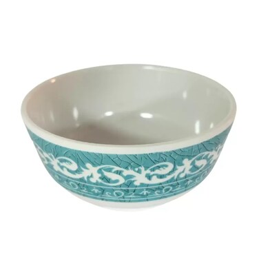Sarvah Melamine 4.5 Inch Coring Ware Floral Designed Round Bowl- White