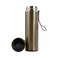 Stainless Steel Vacuum Water Flask Leak Proof BPA Free Thermos with Led Temperature, Gray- 500 ml