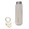 New Fashion Stainless Steel Vacuum Flask Flower Water Bottle with Round Handle- Grey