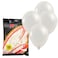 Balloons Decoration Wedding, Birthday Party, Party Occasion, 100Pcs, White Pack Of 3