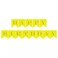 Happy Birthday Banner For Birthday Party Decoration Birthday Bunting Garland- Yellow Color Pack Of 3