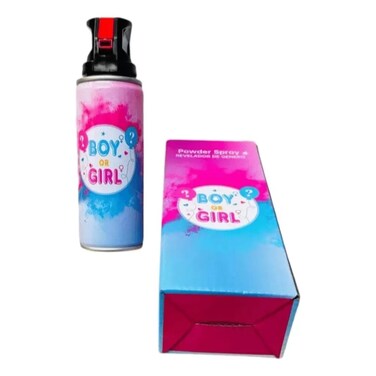 Baby Shower Gender Reveal Fire Extinguisher Powder Spray With Blue Color For Boy Pack Of 3