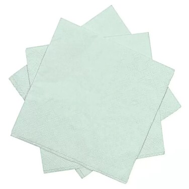 Party Time 3 Ply Foldable Soft Disposable Paper Napkin For Party 6Pcs- Green Pack Of 3