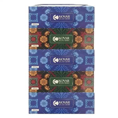 Kovar Soft And Stronger Hygienic Facial Tissue Paper- 5X500Sheets