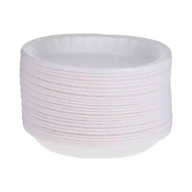 Ecno Pack Disposable 7 Inch Foam Plate- 25Pcs