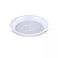 Ecno Pack Disposable Round Plastic Food Serving Plates 7 Inch- 20 Pieces