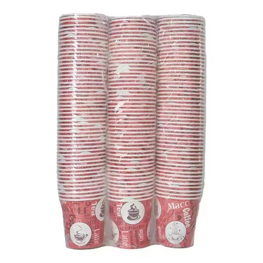 Hotpack Heavy Duty Paper Cups, Disposable Paper Cups, Size 6.5 Oz, 150 Pcs