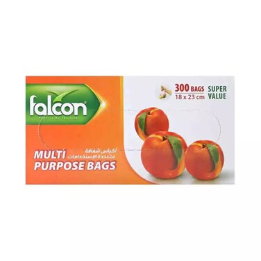 Falcon Multi-Purpose Bags Oxo Biodegradable Plastic Bags 18X23 Cm Size- 300Pcs