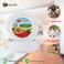 Kovar Disposable Round Foam Plates Eco-Friendly And Lightweight- White 10-Inch Pack Of 25Pcs