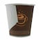 Falcon Paper Cups For Hot &amp; Cold Use, Tea &amp; Coffee Cup With Handle 7 Oz, Pack Of 50Pcs