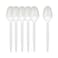 Hotpack Plastic Tea Spoon Disposable White Spoons- 50Pcs