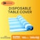 Kovar Sufra Disposable Plastic Table Cover Tablecloth-100X100Cm Size -150 Sheets