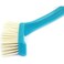 Clean Dish Brush With Square Bristles Scrub Brush With Durable Bristles For Kitchen Sink Dishes Pot Pan Size 25cm-Cyan&amp;White