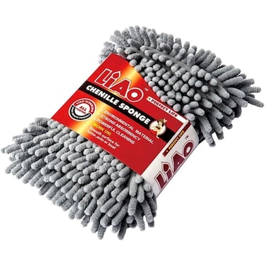 Liao Microfiber Chenille Sponge Car Washing Multipurpose Use Scratch Handheld Sponges