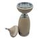 Akdc Metal Incense Burner 12Cm*40Cm, Silver/Ivory