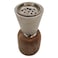 Akdc Wooden And Metal Incense Burner 9Cm*18Cm, Silver/Wood
