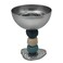 Akdc Modern Design Round Metal Incense Burner 14Cm*10Cm, Silver