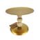 Footed Cake Tray Wooden Gold 15Cm