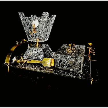 Acrylic Incense Burner With Tray Set 1122