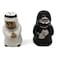 HABIBI Sheikh-Themed Salt &amp; Pepper Shakers &ndash; Decorative Black &amp; White Kitchen Table Set